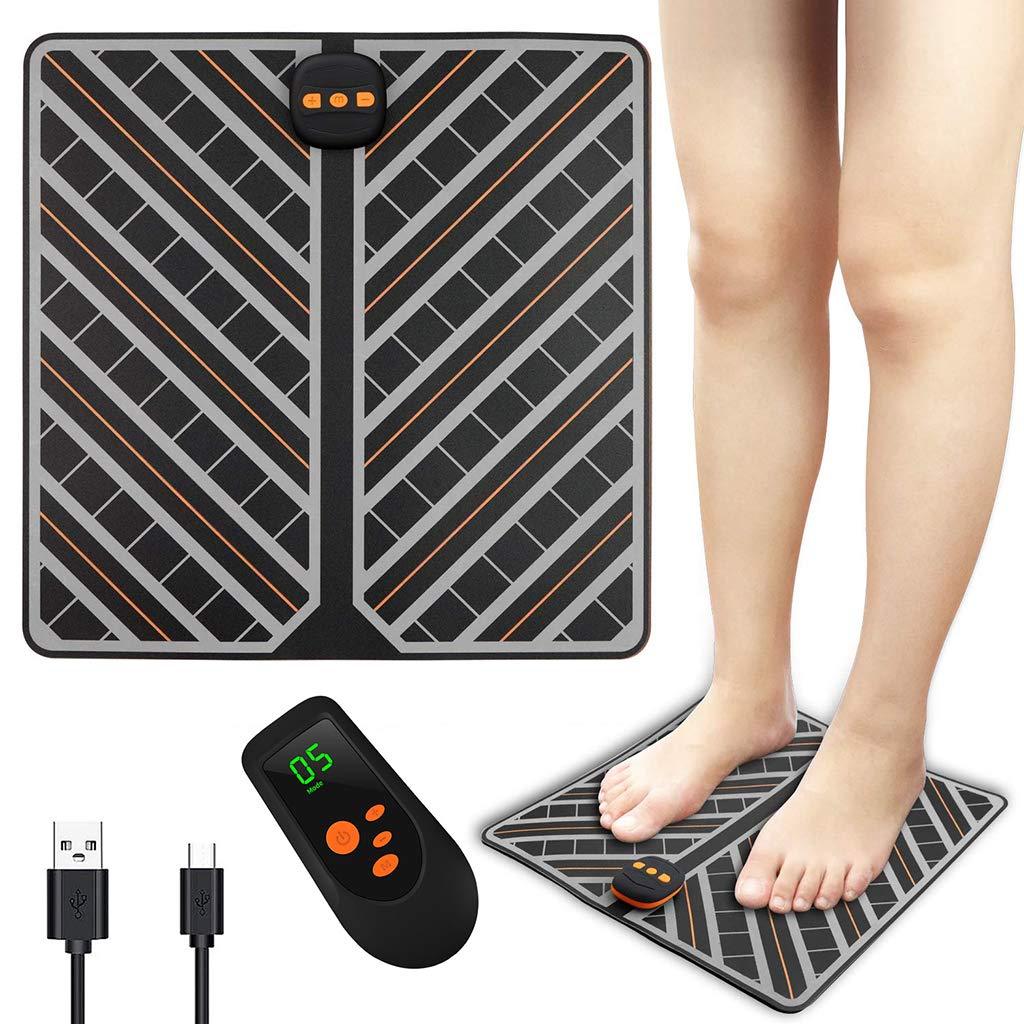 2019 new Remote control wireless EMS foot massager USB charge foldable ...