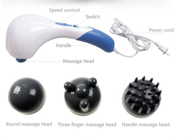 Portable massage hammer electric vibrating infrared handheld massager