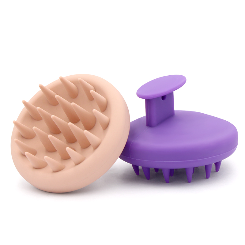 Silicone head Hair Scalp Massage Cleansing Shampoo Brush